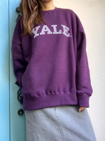 【MICA&DEAL】YALE Univ.裏起毛ロゴプリントスエット【Made in japan】 - Carry On ONLINE STORE