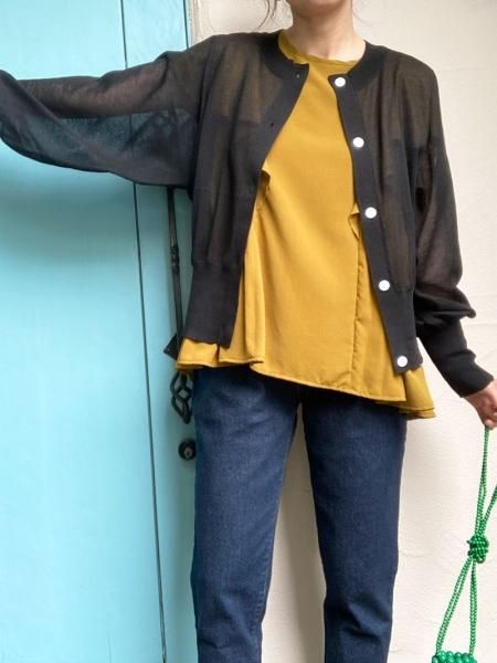 【ミキマ】STRATAジャケット、カーディガン 楽天市場】Vincent et Mireille ヴァンソンエミレイユ ステッチ