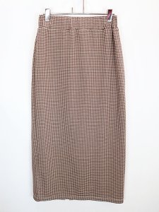 【Dignite collier】ギンガムチェックアイラインスカート【Made in Japan】