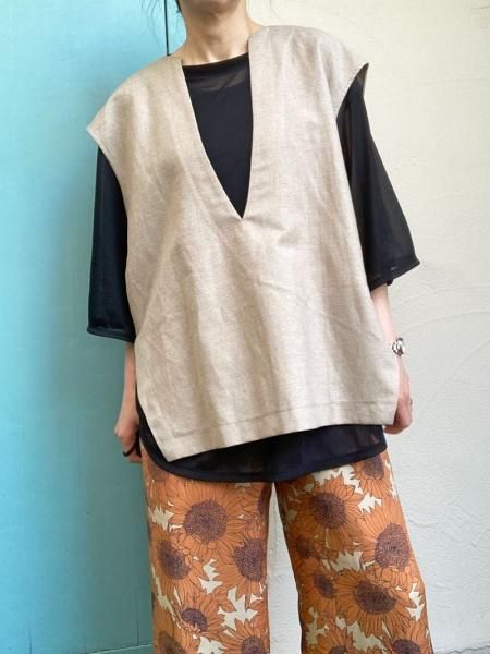 NUS】ひまわり柄プリントイージーパンツ - Carry On ONLINE STORE