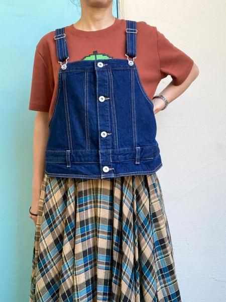 QTUME】デニムサロペ風ベスト - Carry On ONLINE STORE