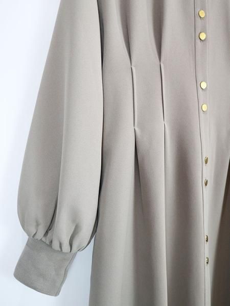 CYNICAL】バンドカラーロングシャツワンピース - Carry On