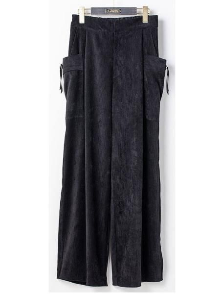 Lallia Muデニムサスペンダー サイドポケットパンツ アウトポケットチェックサスペンダーパンツ – Lallia Mù