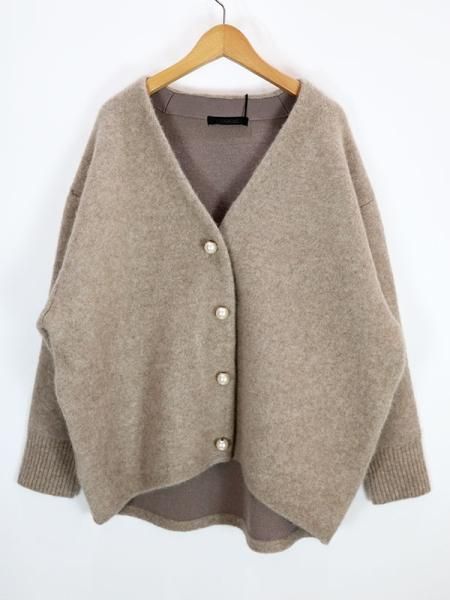 CYNICAL】パール釦ラクーンニットカーディガン - Carry On