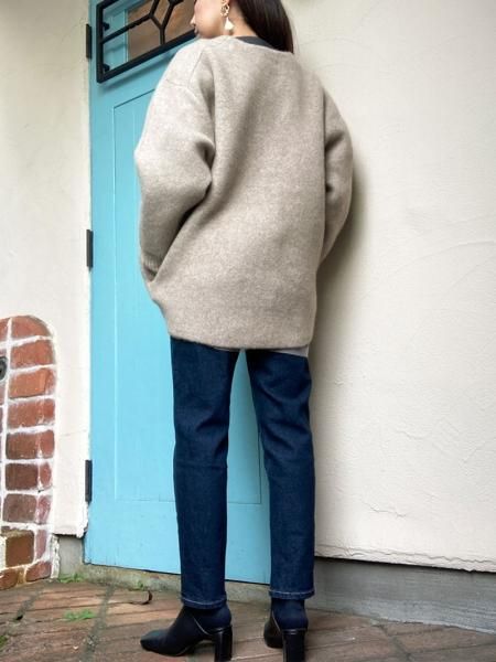 CYNICAL】パール釦ラクーンニットカーディガン - Carry On