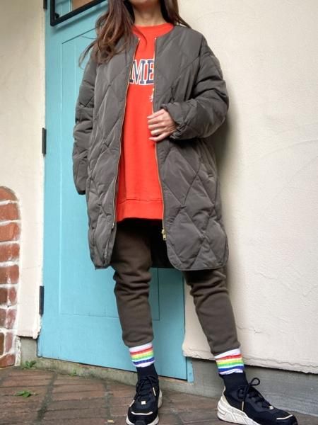 ACUTA】グリーンダウンダイヤキルトコート - Carry On ONLINE STORE