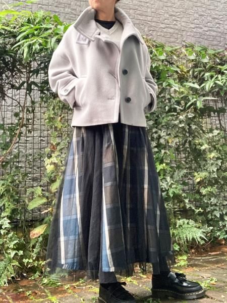 Lallia Mu】スタンドカラーウールショートコート - Carry On ONLINE STORE