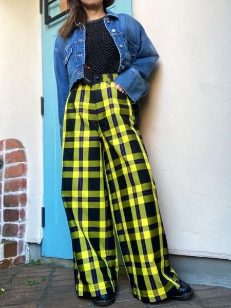 steef&co スタビメープルバール(Blue×Yellow) Sov. 】プレーティングラメホイップパワショルニット - Carry On