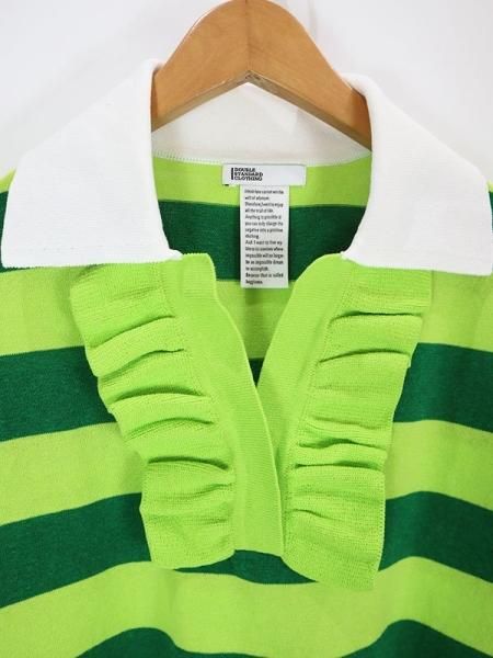 DOUBLE STANDARD CLOTHING】ボーダーフリルラガーシャツ - Carry On