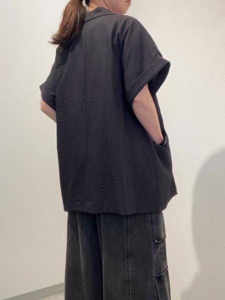 WAKA 　Dignite collierワイドスリーブダブルジャケット Dignite collier】ワイドスリーブダブルジャケット - Carry On