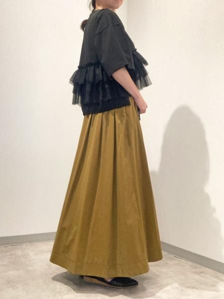 DONK ナイロンスカート セール】 タフタナイロンスカート/洗える （ロング・マキシ丈スカート