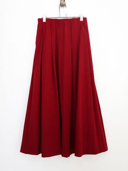 45r 45rpm コットン　編み地　フリンジ　タックフレアスカート　キナリ系 trim_fce_item65ae1fc378f8c.jpg