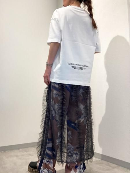 美品☆ダブルスタンダード　オリジナルロゴ天竺Tシャツ DOUBLE STANDARD CLOTHING】エンボスロゴ天竺TEE - Carry On