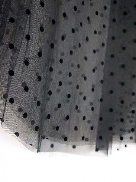 MARC】ドットチュールブラウス＆ニットビスチェ - Carry On