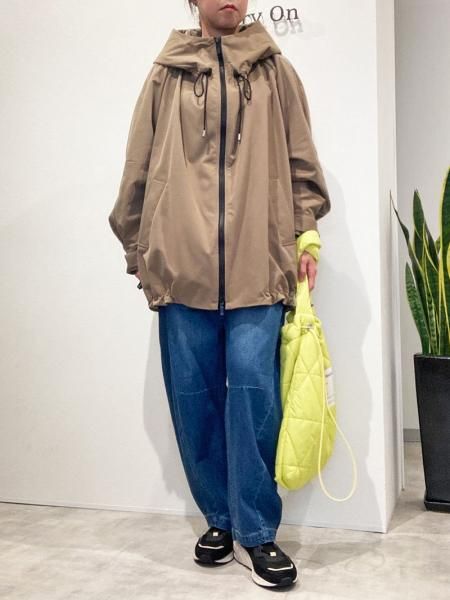 Lallia Mu】キルトフードミドルギャザーコート - Carry On