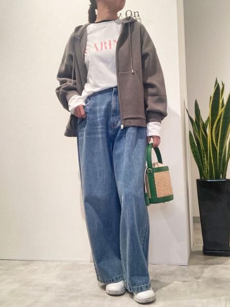 CYNICAL ライトブルー ハイウエスト コクーンワイドパンツ CYNICAL ライトブルー ハイウエスト コクーンワイドパンツ Cynical 再