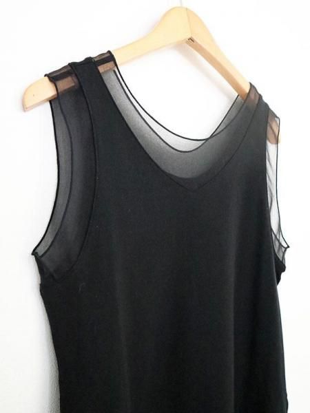 新品★DOUBLE STANDARD CLOTHINGレースチュールタンクトップ 新品☆DOUBLE STANDARD CLOTHINGレースチュールタンクトップ