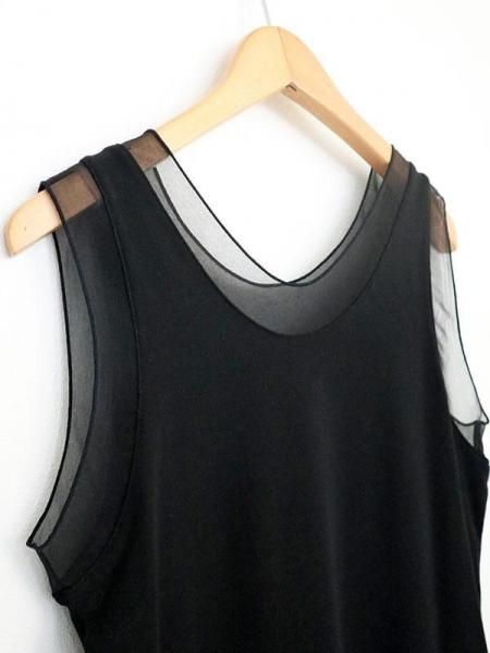 未使用 DES PRES 24SS ナイロンチュールドット ブザムシャツ チュールドッキングタンクトップ | CYNICAL - Carry On ONLINE STORE
