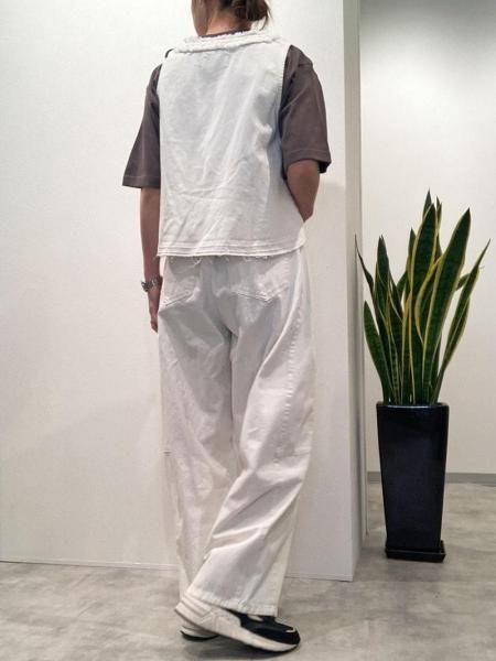 デニムフリンジベスト＆デニムカーブパンツ | TRANSPORT LADIES blog