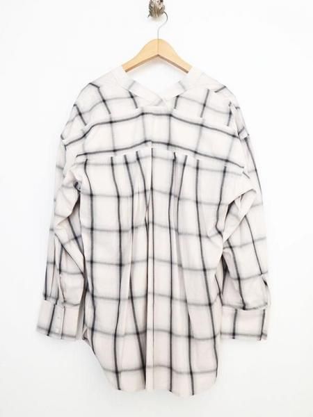 ACUTA】オンブレーチェックオーバーシャツ¥16,500 おんぶ 大人 後ろ