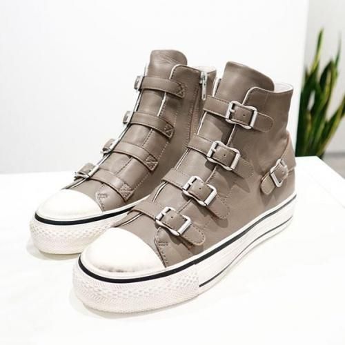 Ash ベルト付き ハイカットスニーカー レザー シルバー 39 楽天市場】アッシュASH AS132212Virgin ベルト付 ハイカット