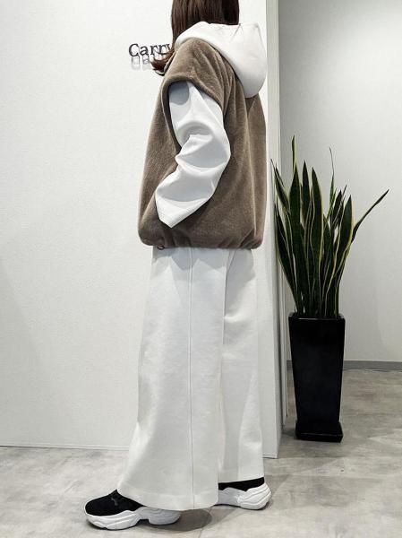 スタンドカラーファーダブルジップベスト | MICA&DEAL - Carry On