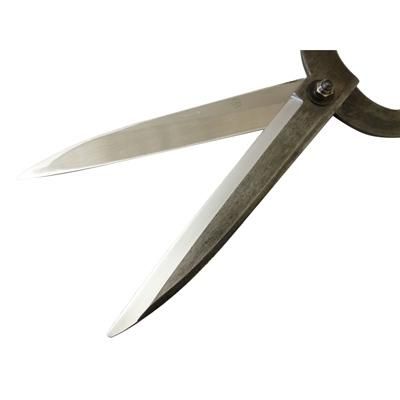 1160：鋏屋一番 葉刈門型刈込鋏240mm【ネジ式】安来鋼白紙 樫柄