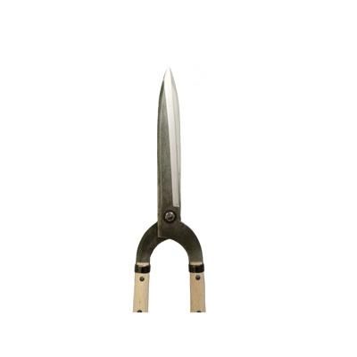 1160：鋏屋一番 葉刈門型刈込鋏240mm【ネジ式】安来鋼白紙 樫柄