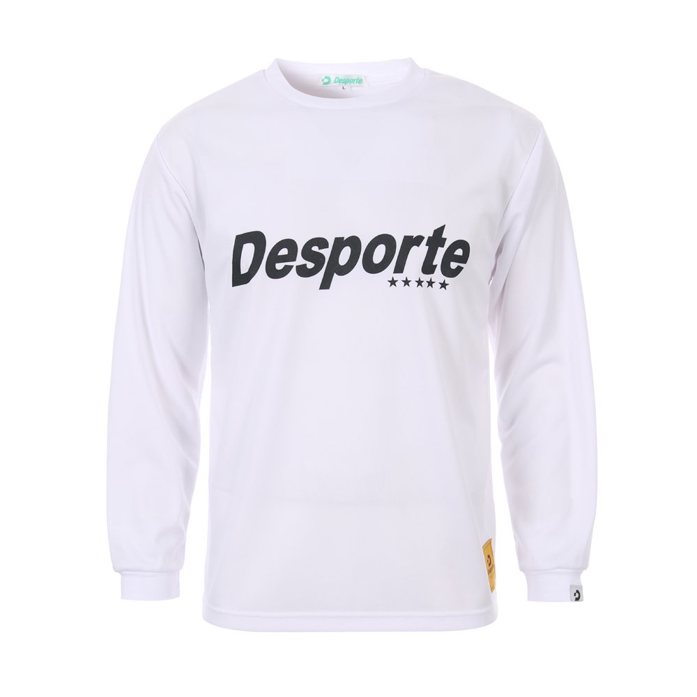 Desporte, デスポルチ, ドライTシャツ, 長袖, DSP-T48L, ホワイト