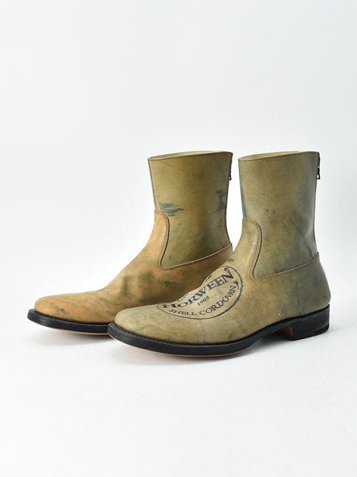 wjk[ダブルジェイケイ] Exclusive Back Zip Boots SHELL CORDOVAN HORWEEN ホーウィン  シェルコードバン 通販 大阪 - GORDINI　-大阪北堀江セレクトショップ　_JULIUS / NILøS / 10sei0otto /  GalaabenD / ...