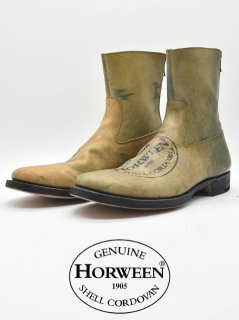 wjk Exclusive Back Zip Boots [SHELL CORDOVAN]<img class='new_mark_img2' src='https://img.shop-pro.jp/img/new/icons32.gif' style='border:none;display:inline;margin:0px;padding:0px;width:auto;' />
