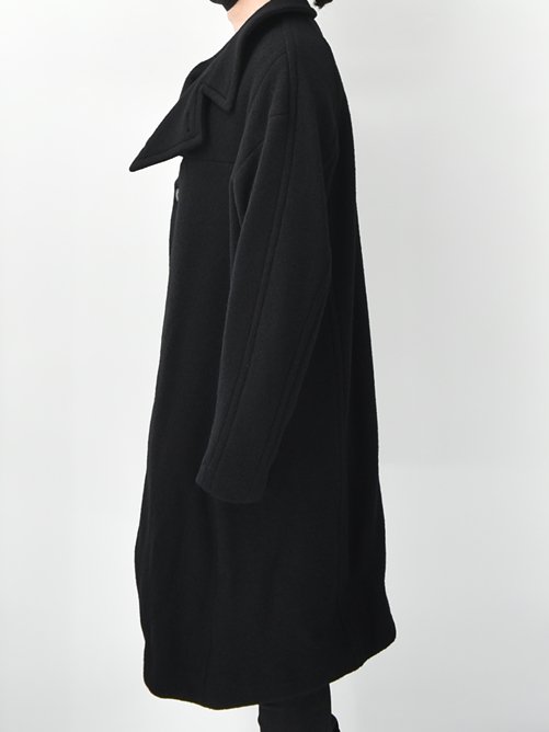 JULIUS DIVIDED HOODED COAT Black 2019FW | www.darquer.fr