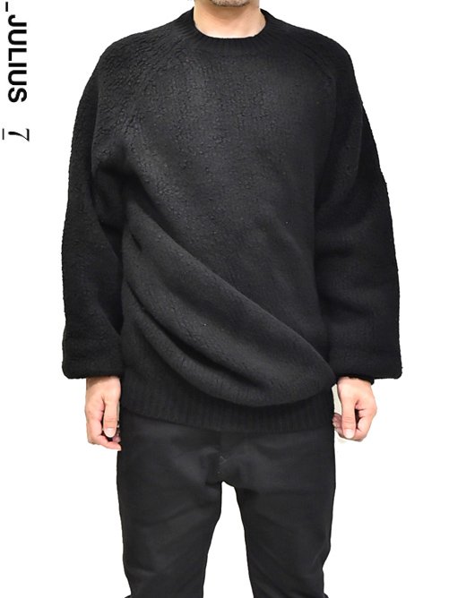 _JULIUS[ユリウス] Draping Sweater ドレーピング ニット ローゲージ 677KNM4 通販 大阪 GORDINI