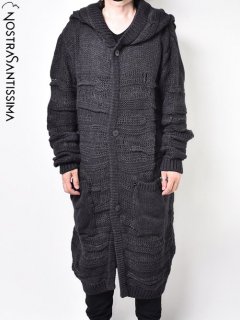 <img class='new_mark_img1' src='https://img.shop-pro.jp/img/new/icons20.gif' style='border:none;display:inline;margin:0px;padding:0px;width:auto;' />NostraSantissima Long Hooded Knit Coat