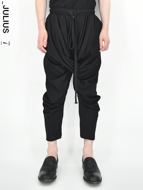 JULIUS[ユリウス]Shirring Crotch Indirect Pants シャーリングクロッチインディレクトパンツ 697PAM1 /  GORDINI 大阪