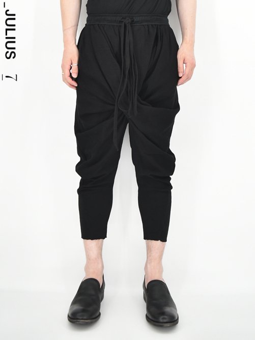 JULIUS[ユリウス]Shirring Crotch Indirect Pants シャーリングクロッチインディレクトパンツ 697PAM10 /  GORDINI 大阪