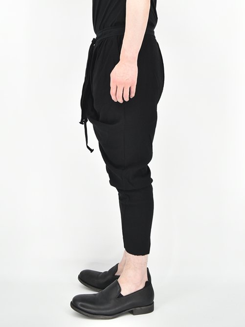 JULIUS[ユリウス]Shirring Crotch Indirect Pants シャーリング