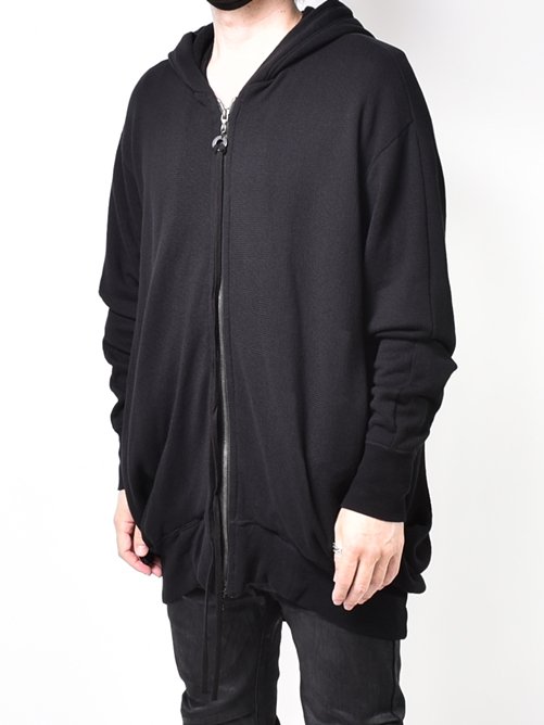 JULIUS[ユリウス]Side Shirring Hoodie サイドシャーリングフーディ