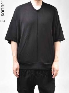 JULIUS SIDE SHIRRING SHORT SLEEVE CUT&SEWN