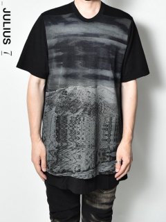 JULIUS AVALANCHE MESH PRINT T-SHIRT