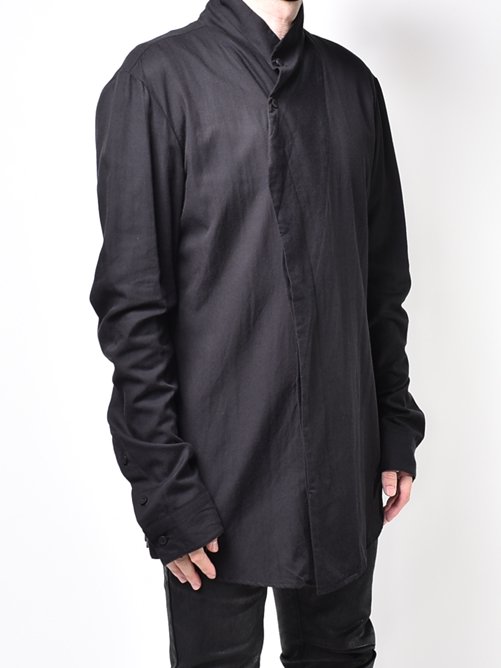 JULIUS[ユリウス] COVERED NECK SHIRT カバードネックシャツ 737SHM9 / GORDINI