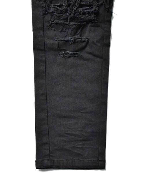JULIUS[ユリウス] / GORDINI 737PAM26-BK CRASH DENIM PANTS
