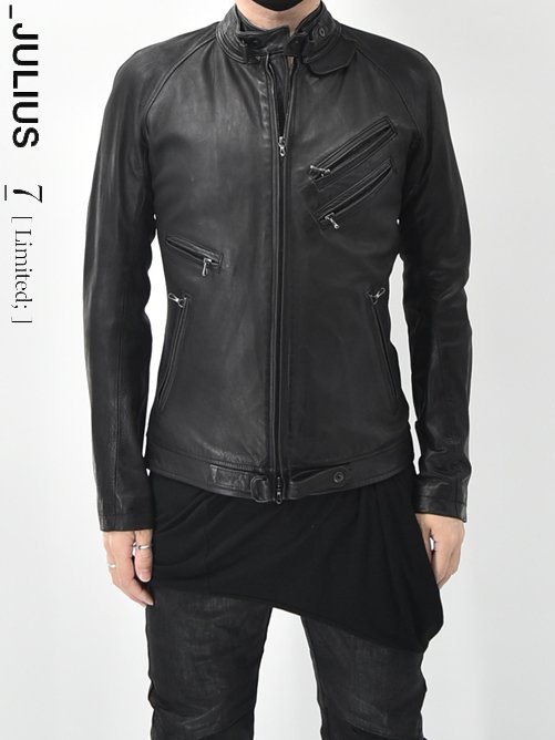 JULIUS[ユリウス] LIMITED Leather Military Riders Jacket 477BLM82 / 限定 別注アイテム