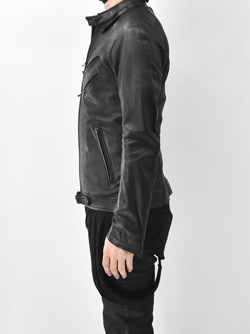 JULIUS[ユリウス] LIMITED Leather Military Riders Jacket 477BLM82 / 限定 別注アイテム