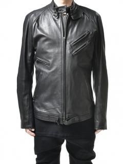 JULlUS LIMITED Leather Military Riders Jacket