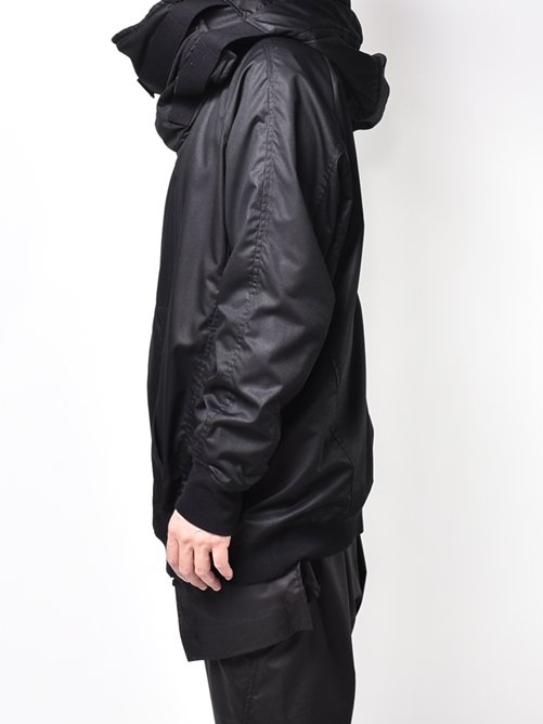 JULIUS DIVIDED HOODED COAT Black 2019FW www.cicc.ky