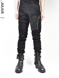 JULIUS LAYERED SLIM DENIM -BLACK-