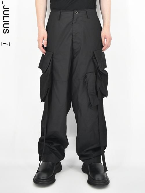 JULIUS[ユリウス] TYPEWRITER STRAP CARGO PANTS タイプライター