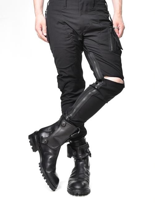JULIUS[ユリウス] / GORDINI / 617PAM14 SLASH ZIP RIDER PANTS