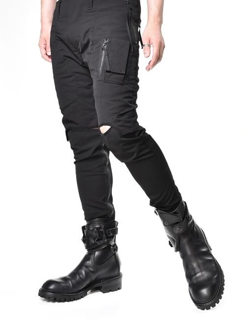 JULIUS[ユリウス] / GORDINI / 617PAM14 SLASH ZIP RIDER PANTS